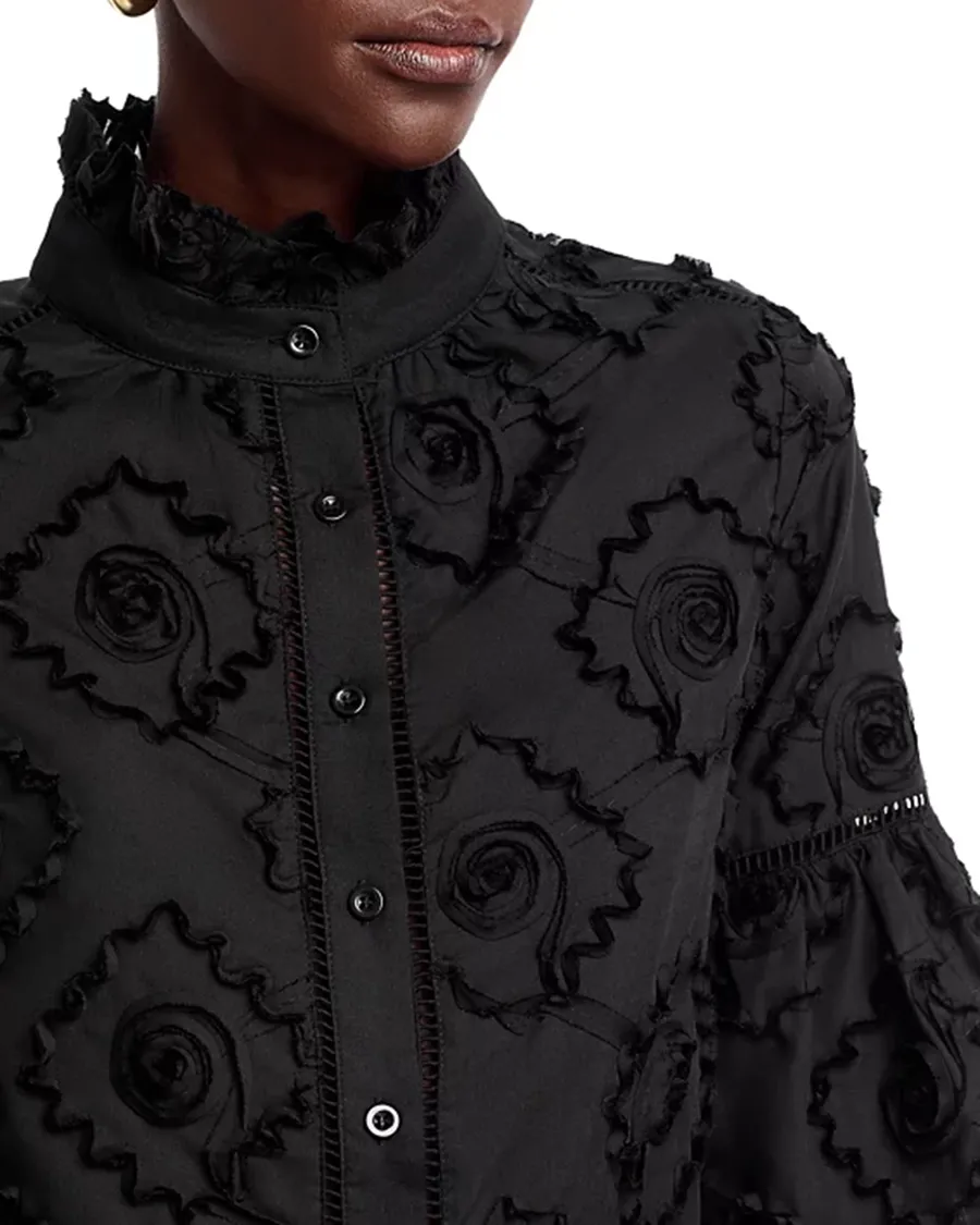 Casual Style Floral Print Shirt