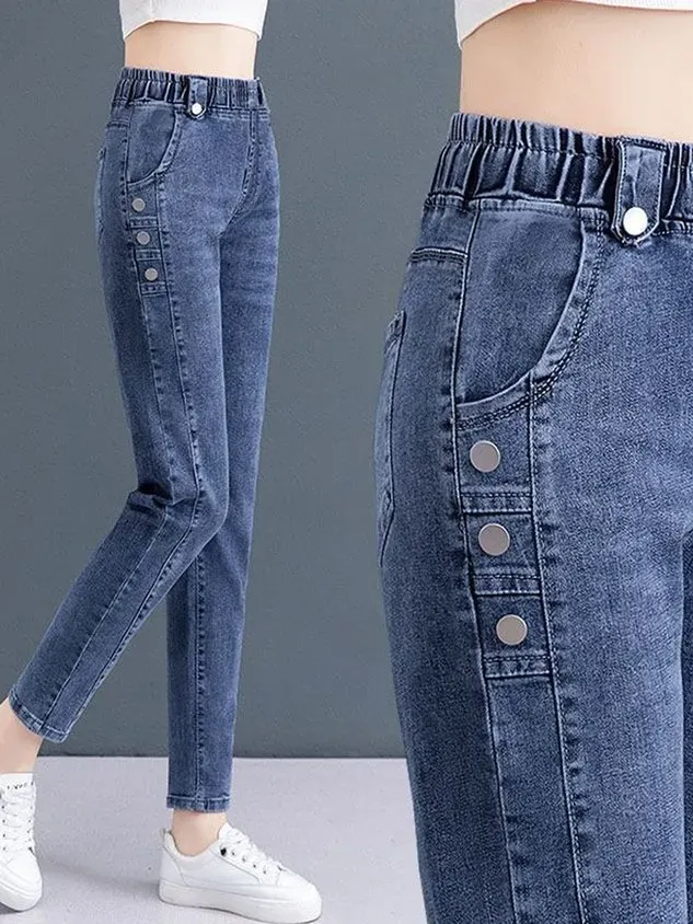 Tight Denim Casual Jeans
