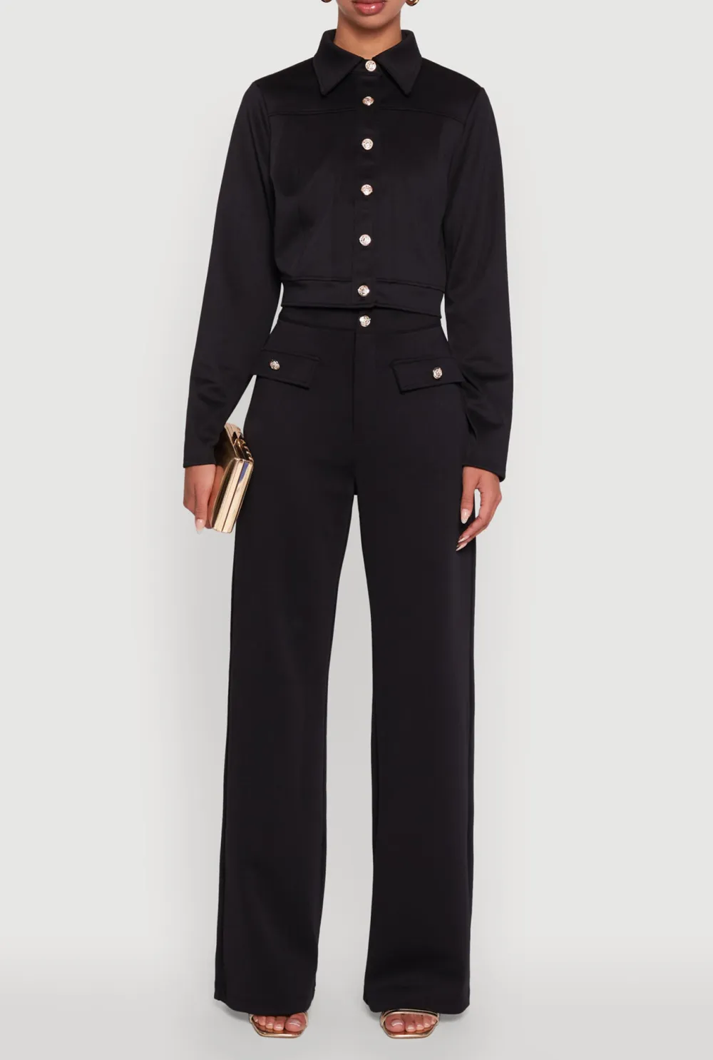 Short Shirt Collar Jacket