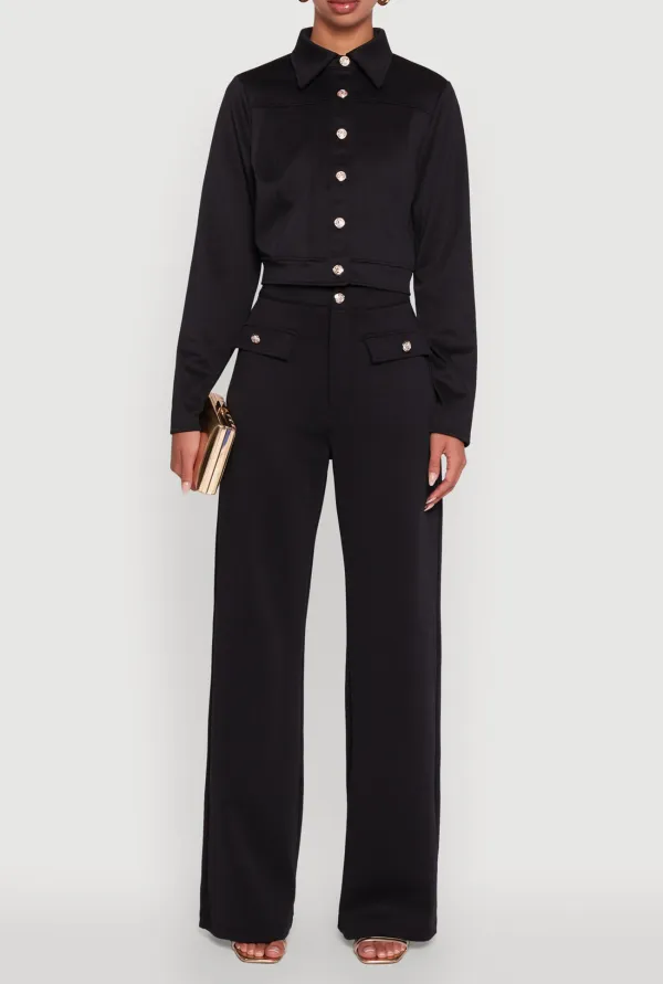 Short Shirt Collar Jacket