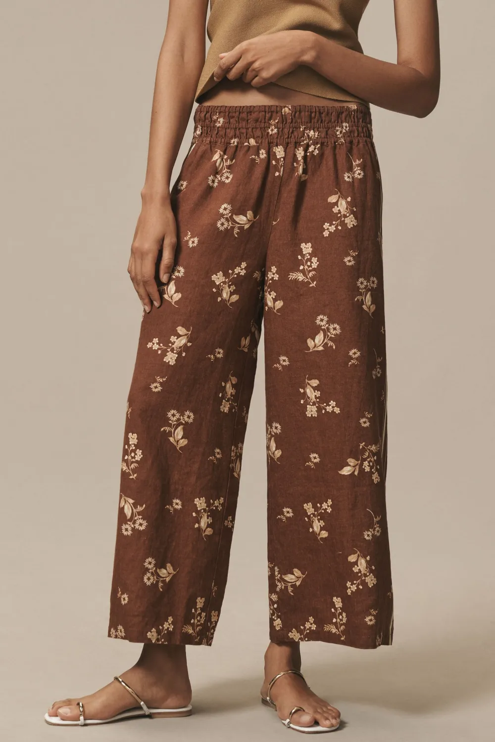 The Somerset Pull-on Pants: Printed Linen Edition