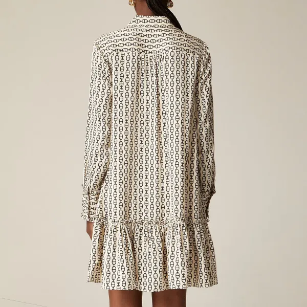 Vintage Links Printed Amelia Popover Mini Dresses