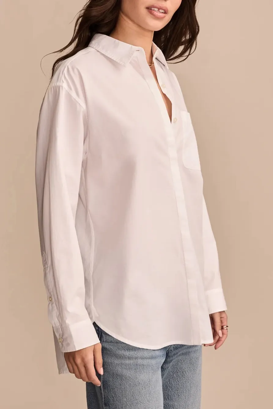 Oversized Button Back Top