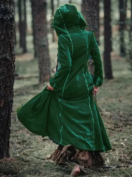 Long Sleeve Hoodie Cotton-Blend Jacket