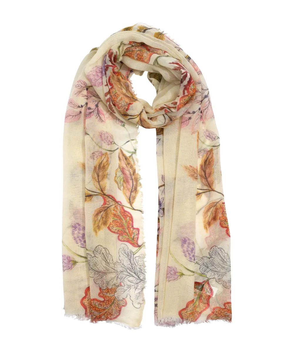 Casual Style Flower Trail Wrap