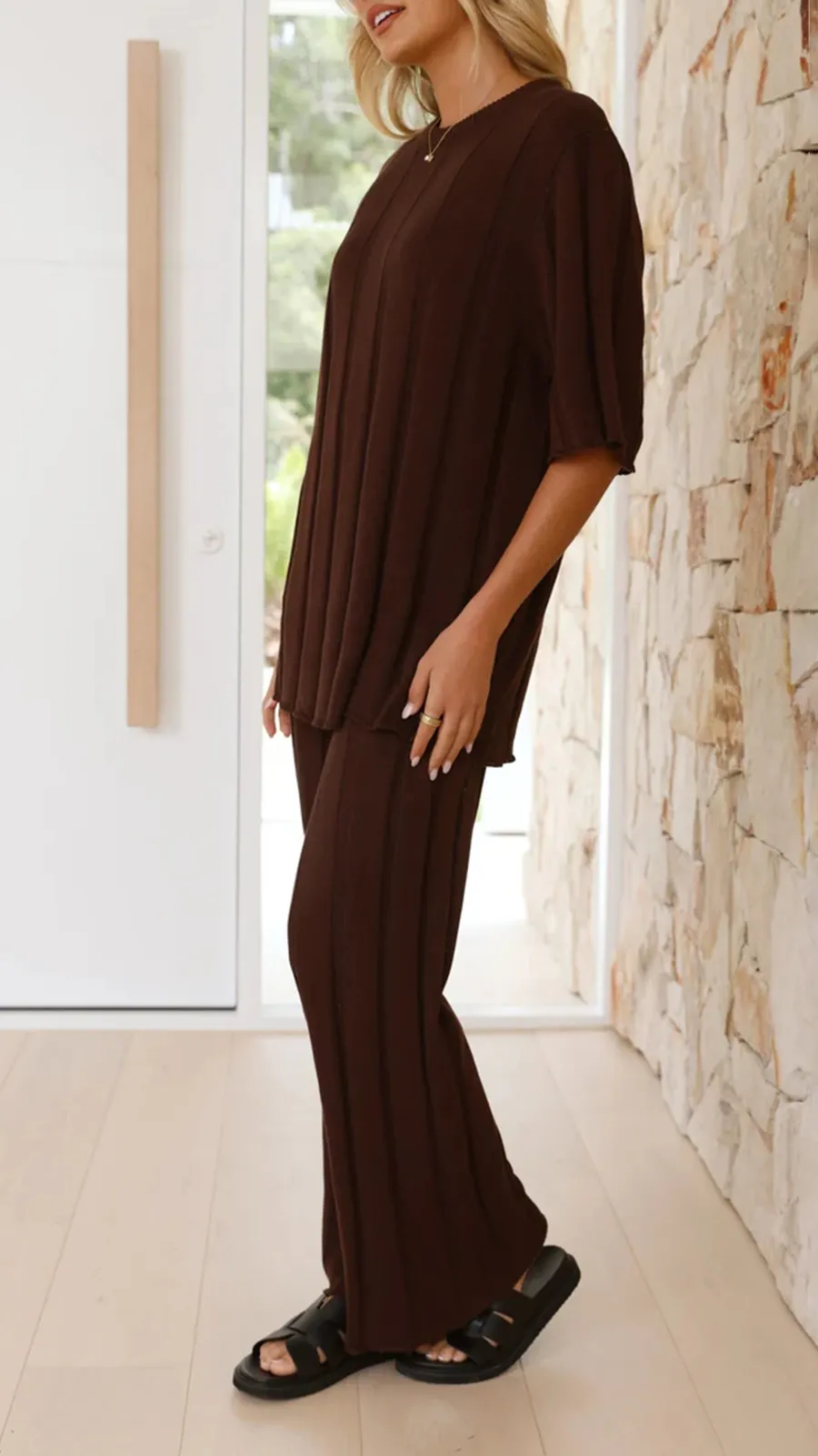Knitted Heavy Drape Top