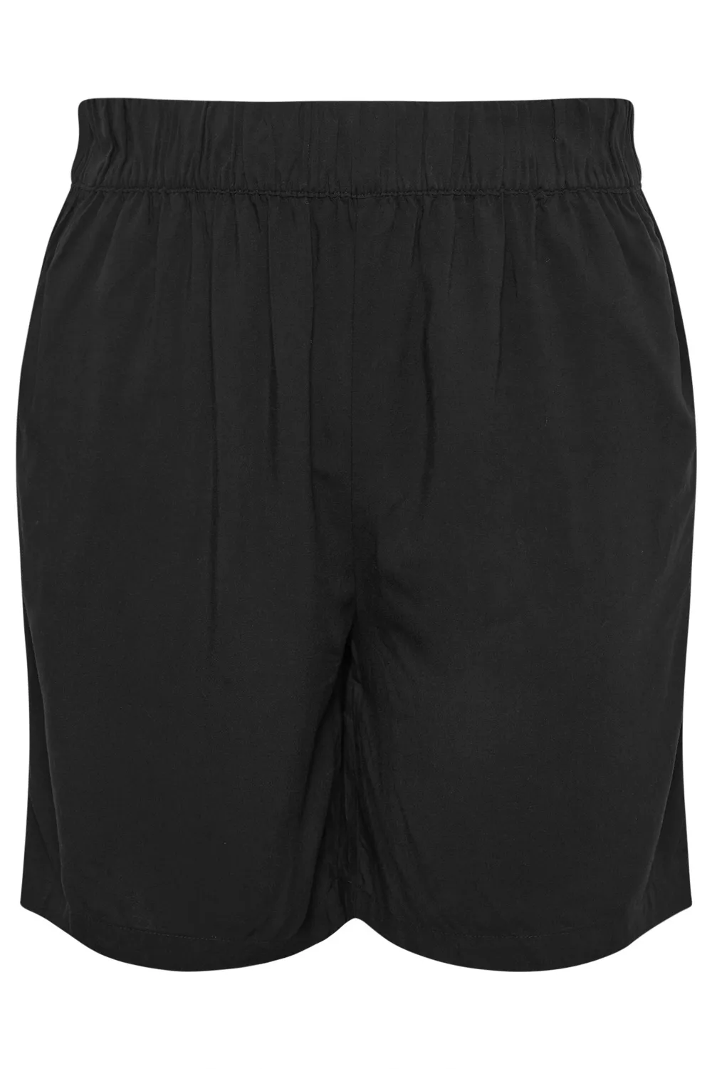 YOURS Curve Black Pull On Shorts