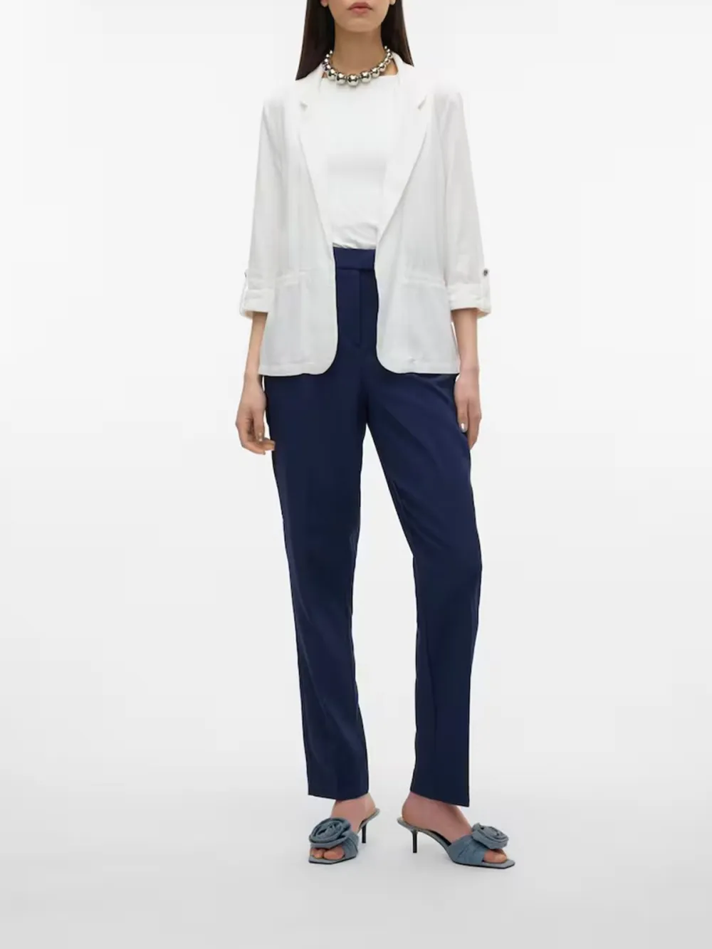 Plain Colored Soft Feel Blazer