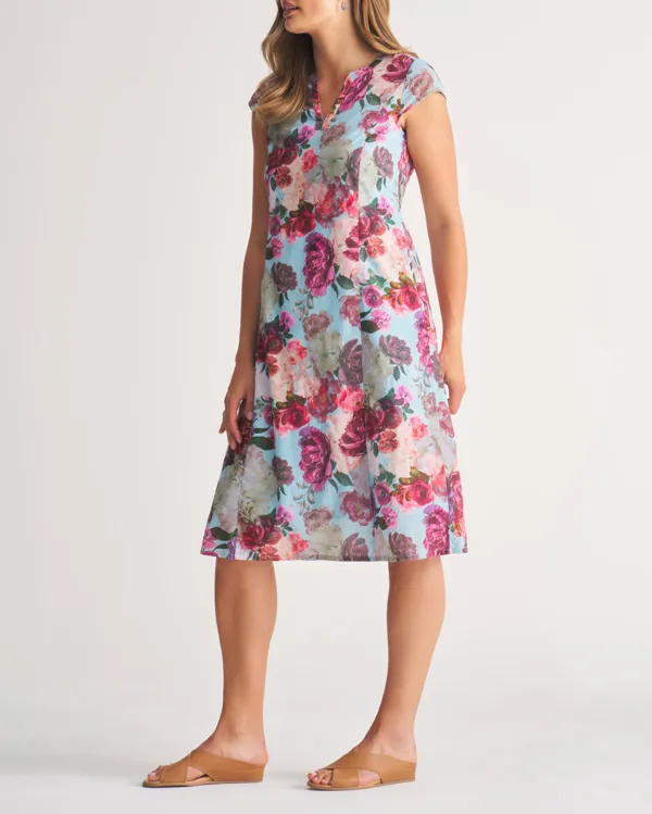 Printed Cotton Dress