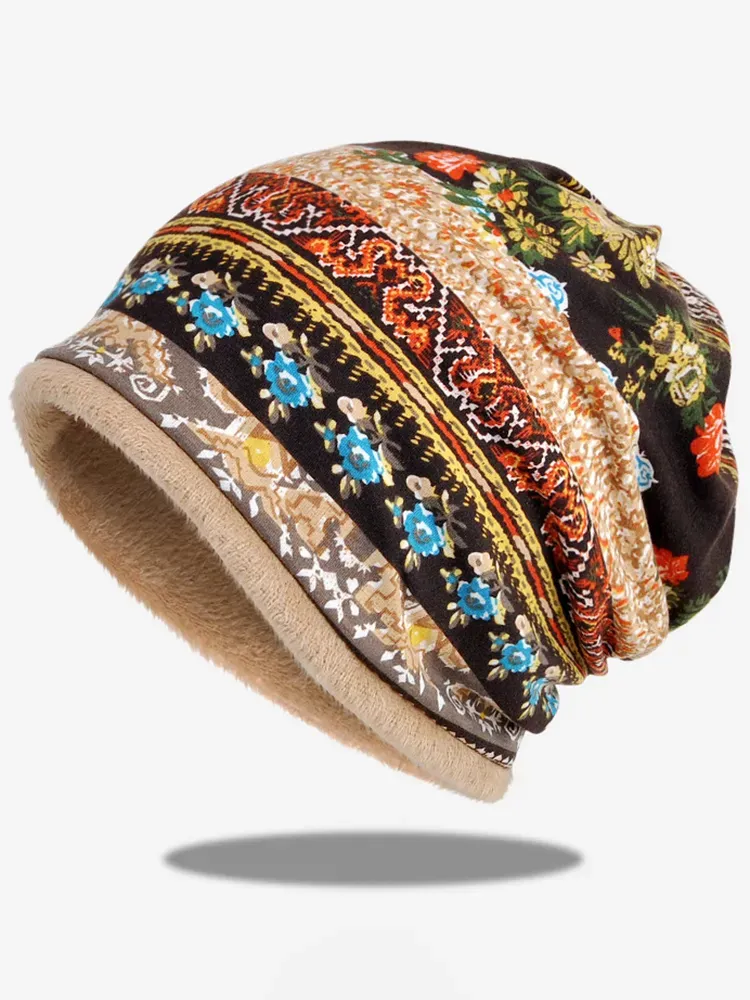 Fashion Fleece Windproof Ear Protection Warm Hat