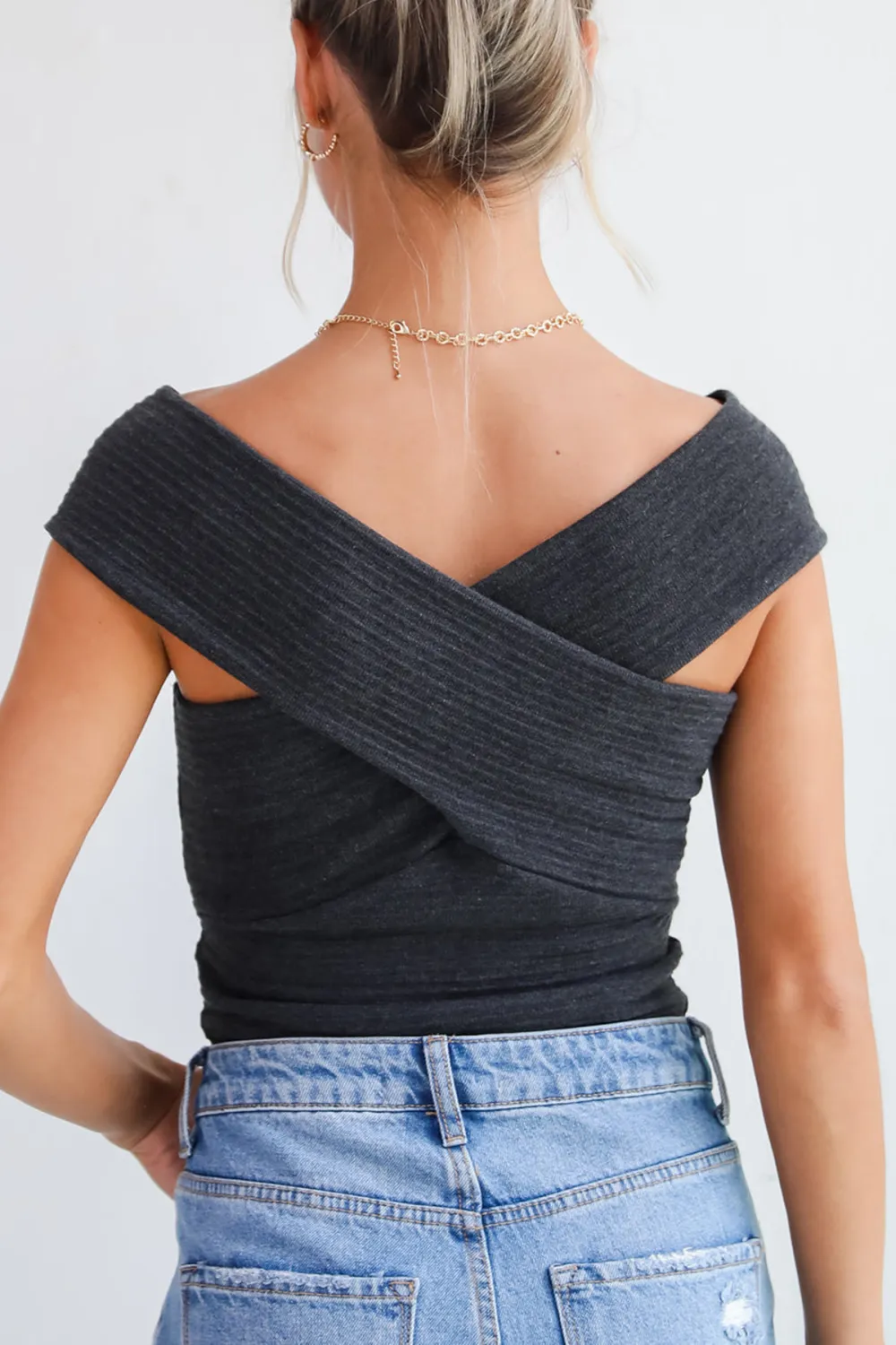 Ultimate Trend Knit Crossover Tank