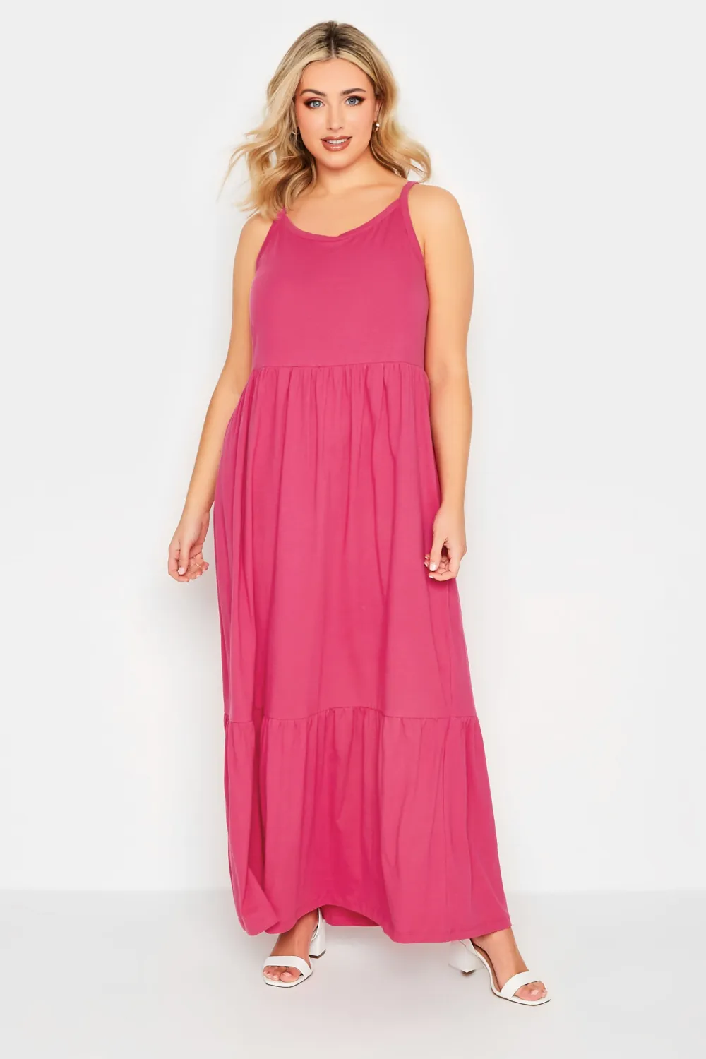 YOURS Curve Pink Maxi Sundress