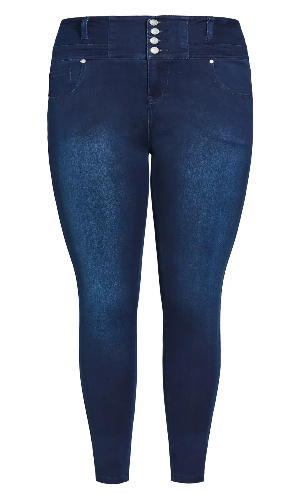 Evans Ingido Blue Denim Corset Jean