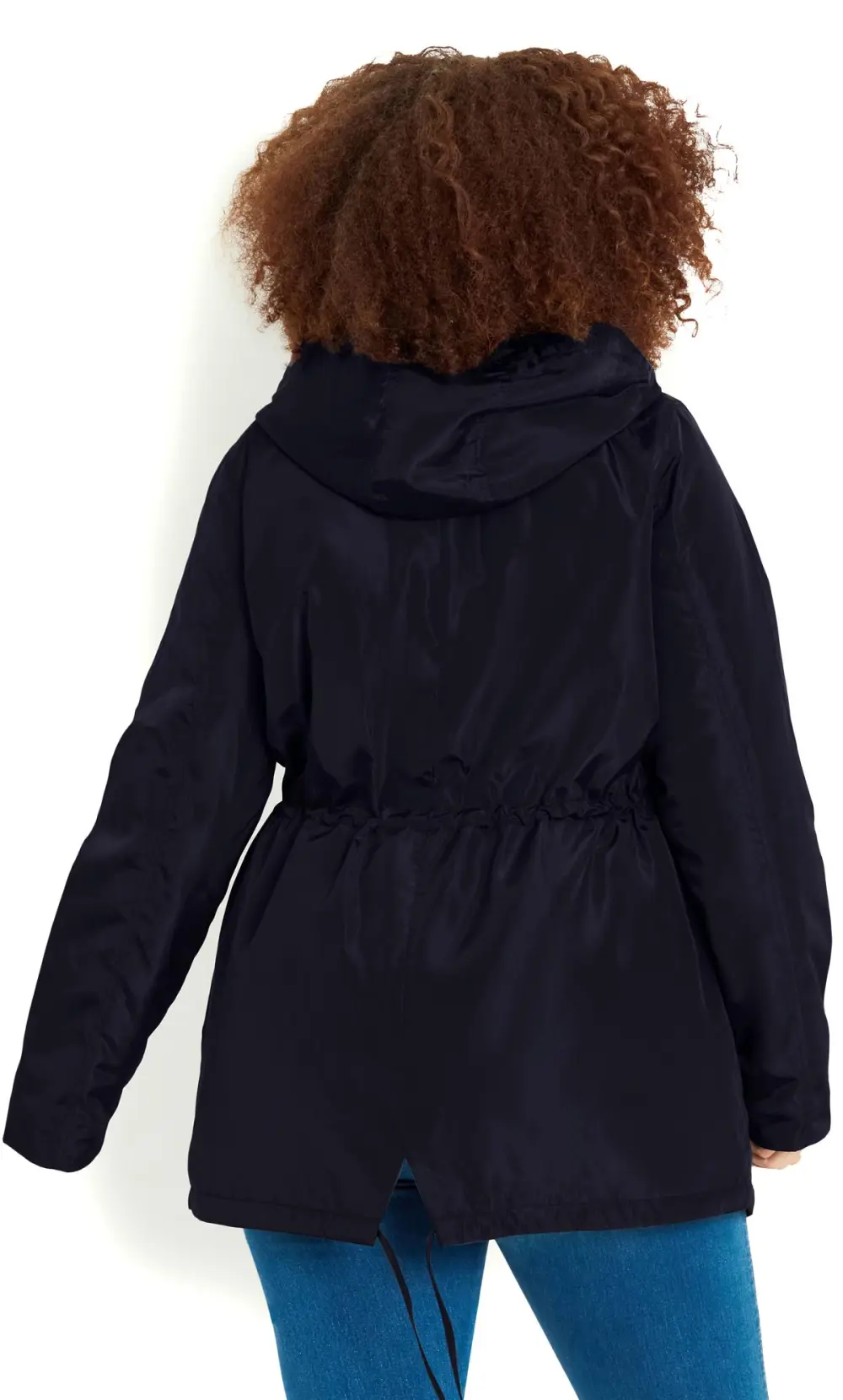 Evans Navy Lightweight Hooded Jacket