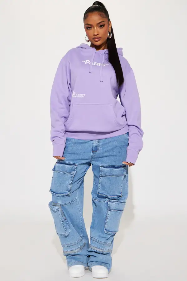 Destination Paris Hoodie - Lavender