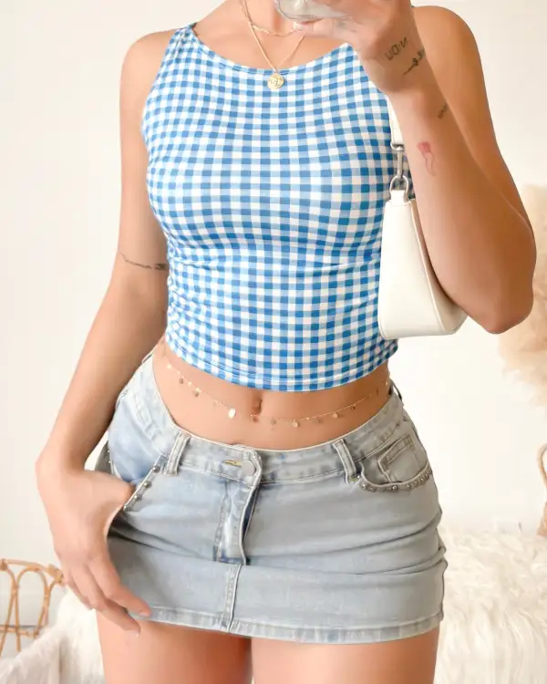 REVERSIBLE LILY COQUETTE TOP