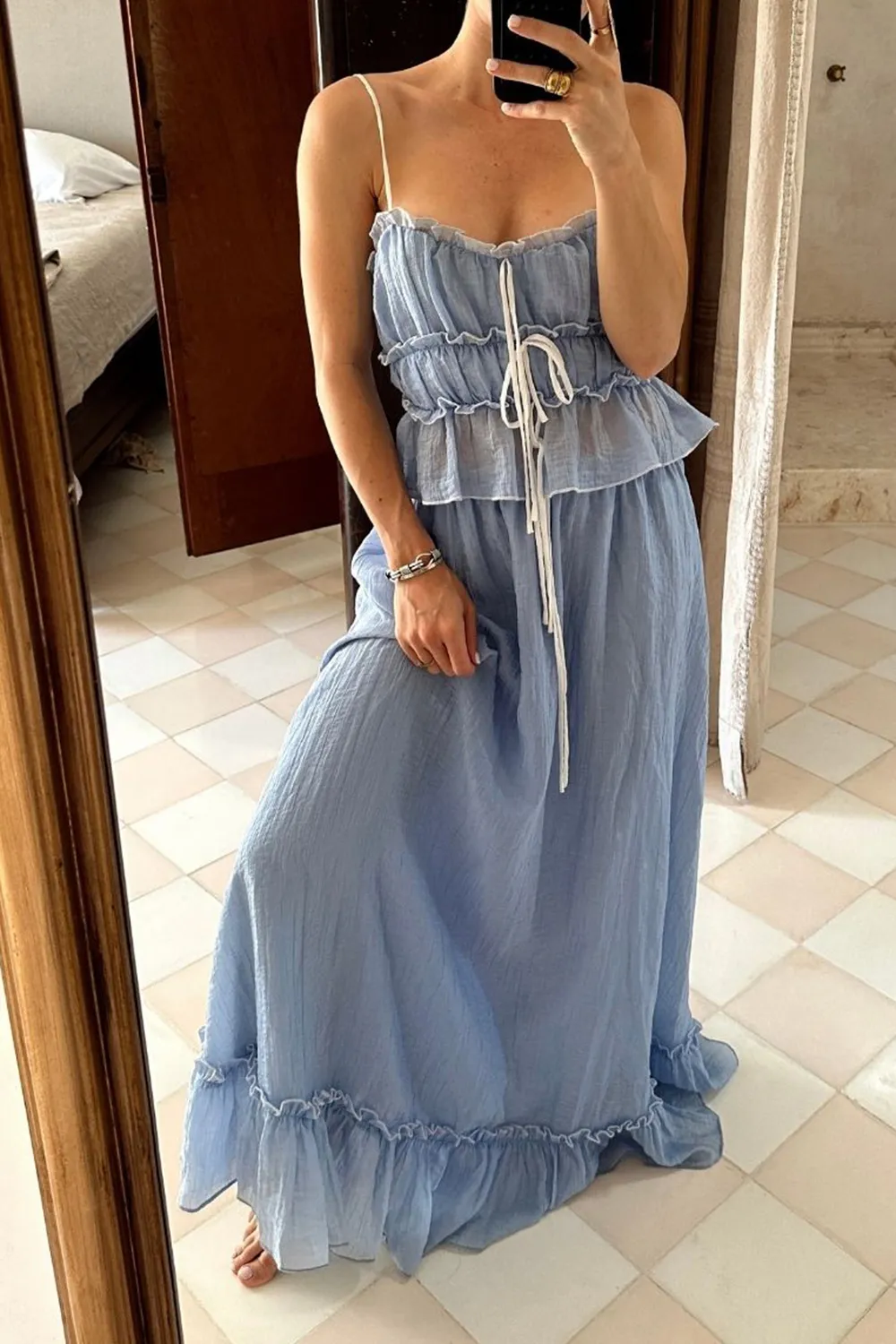 Holiday Style Baby Yellow Maxi Skirt