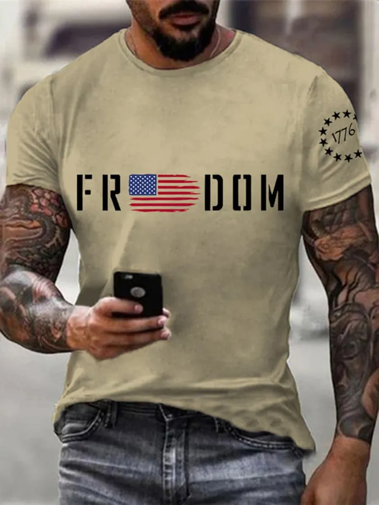 Men'S Shirt FRDOM Short-Sleeved T-Shirt