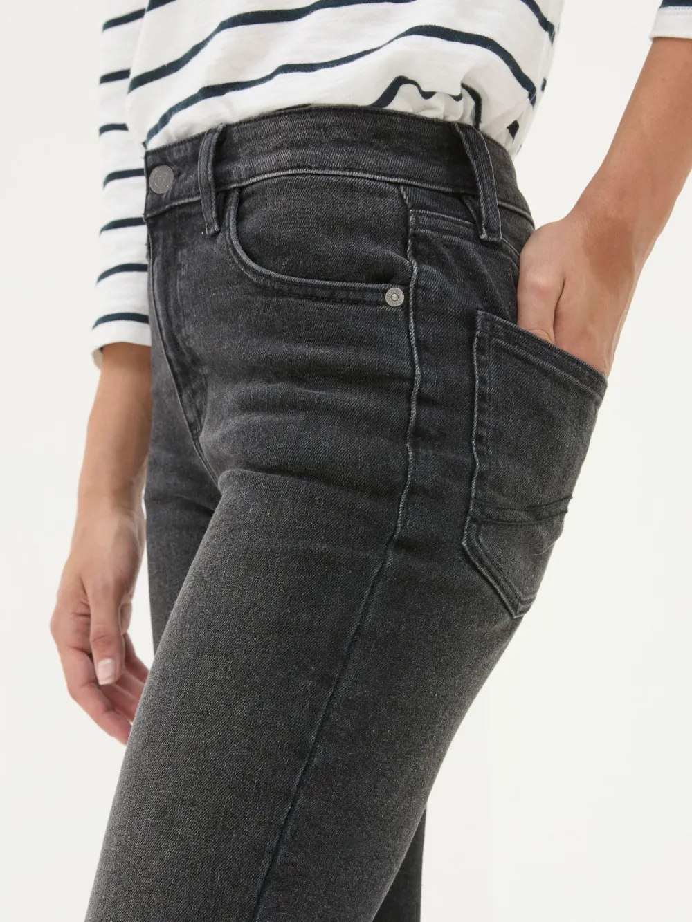 Black Washed Slim Jeans