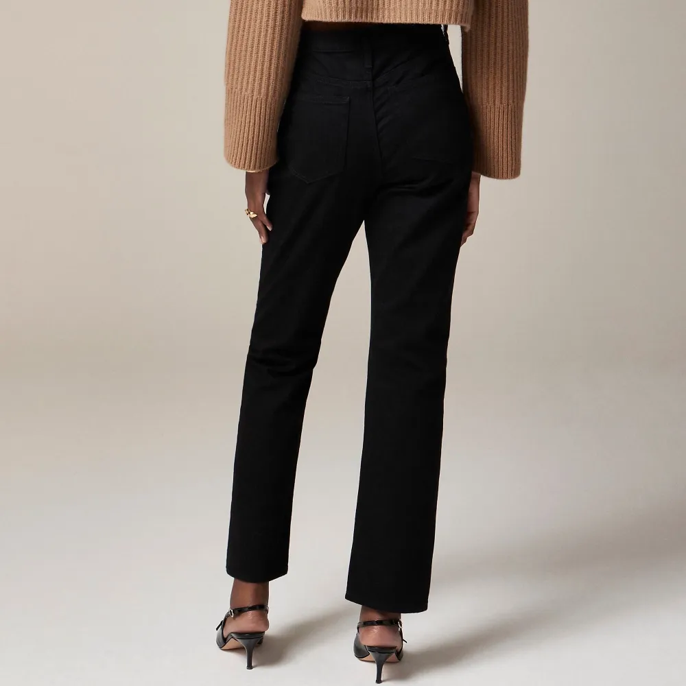 High-Rise Basic Straight Jeans