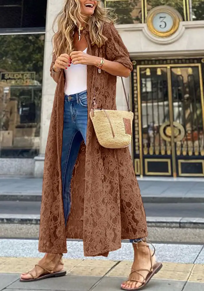 Take In The Magic Lace Casual Shirt