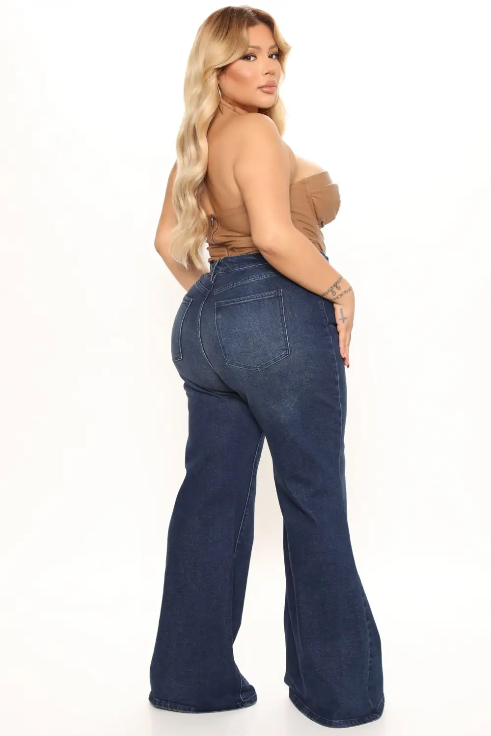 Bae For Tonight Faux Leather Corset Top - Mocha