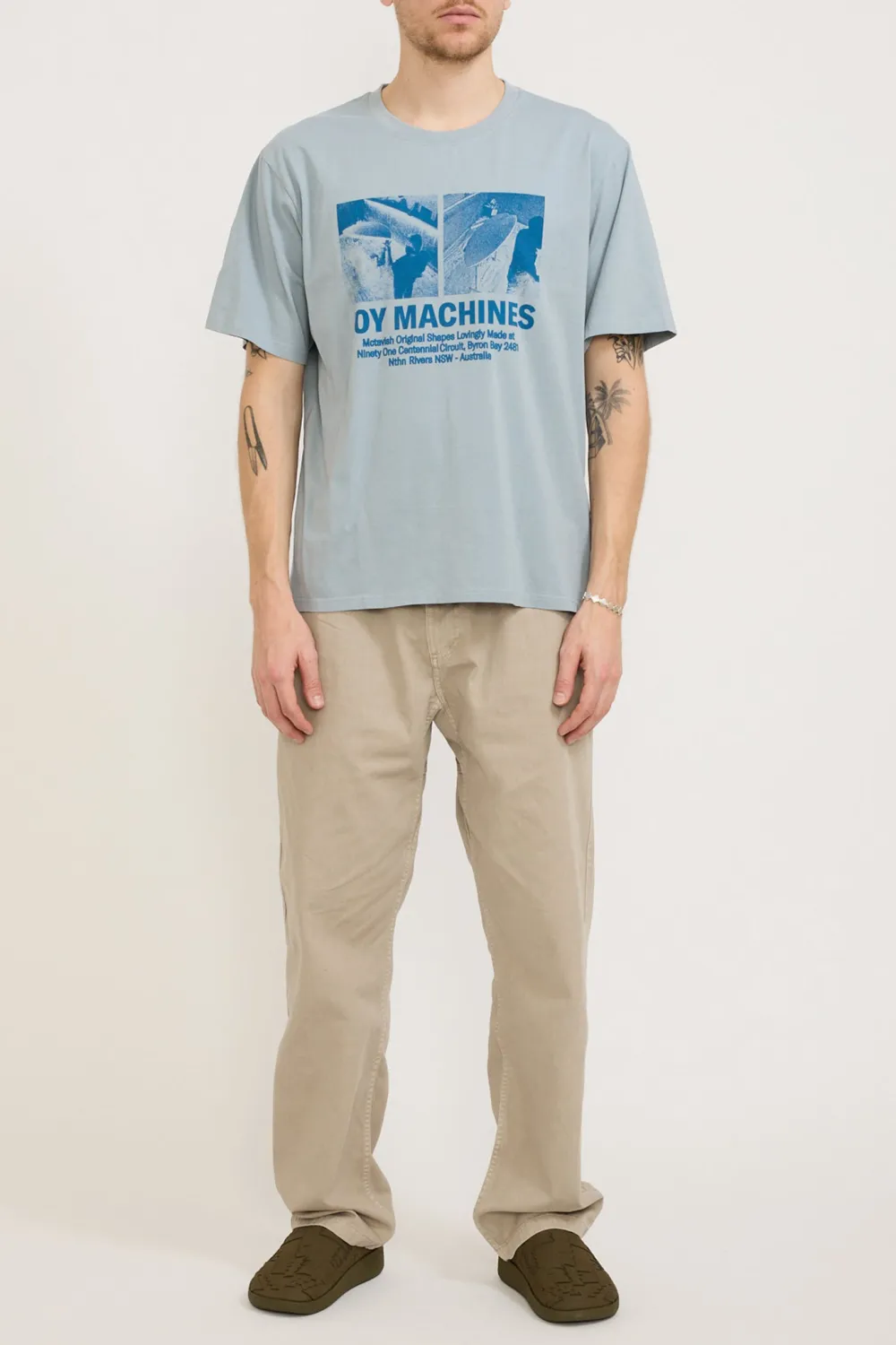 Joy Machine Tee Light Blue