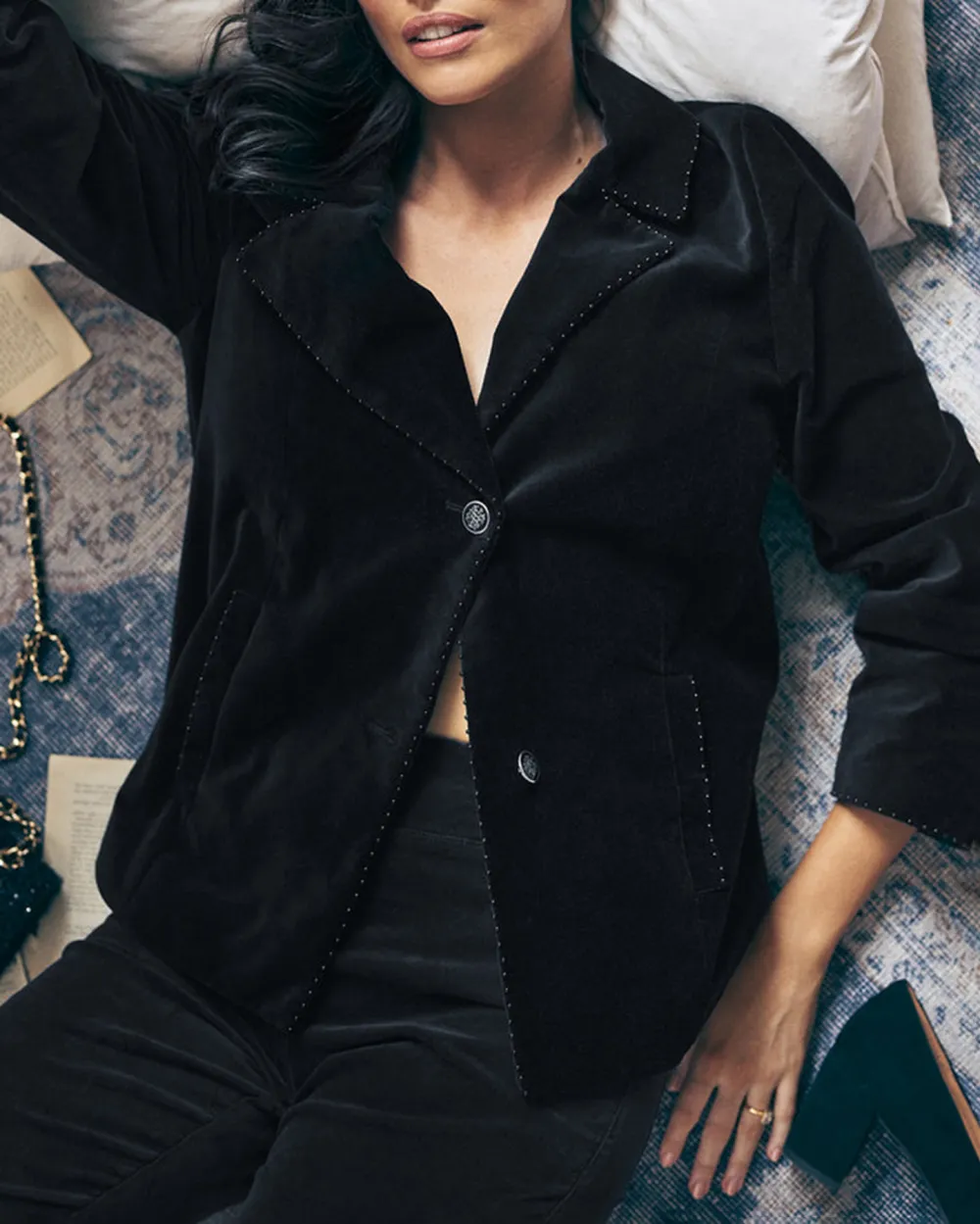 Cotton Velour Jacket