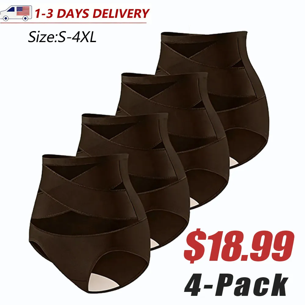 🔥 Women's High-Waist Cross-Mesh Briefs | Ultra Soft Comfort Underwear