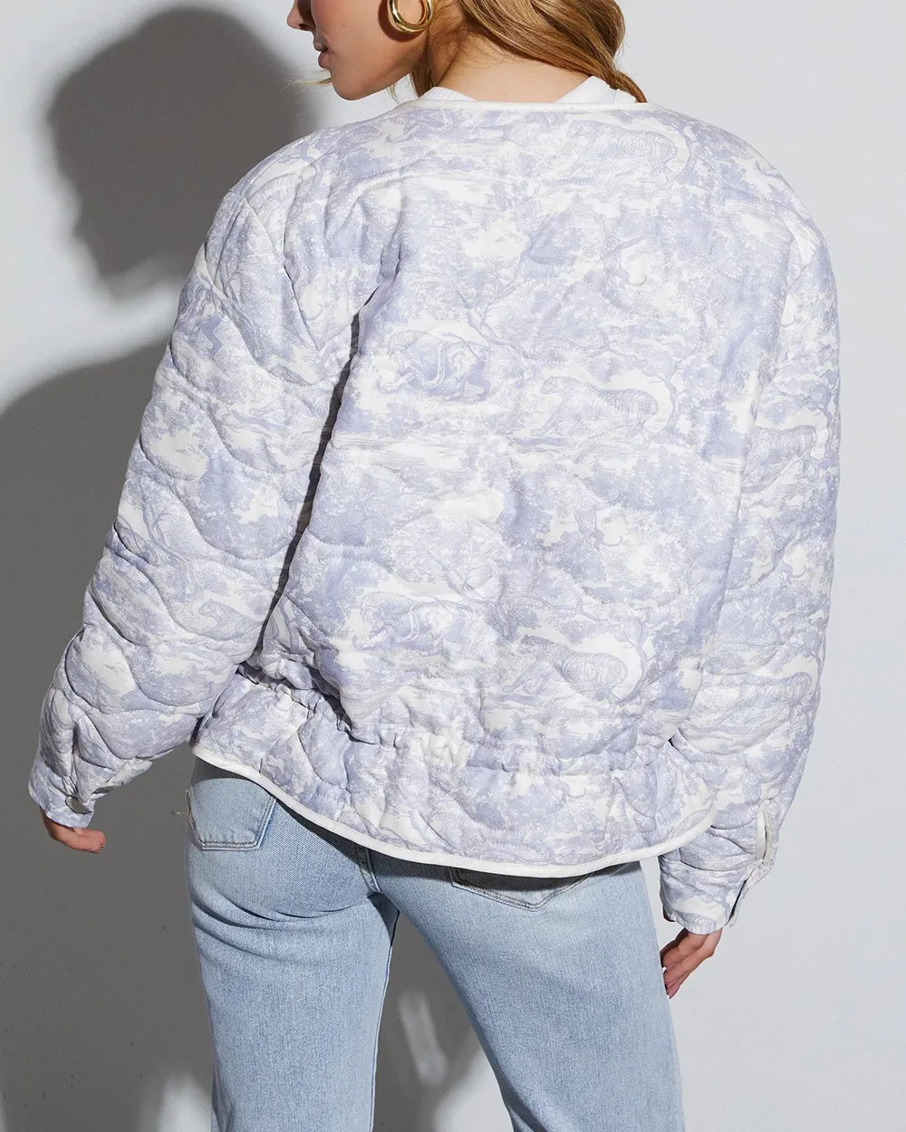 Printed Quilted Jacket