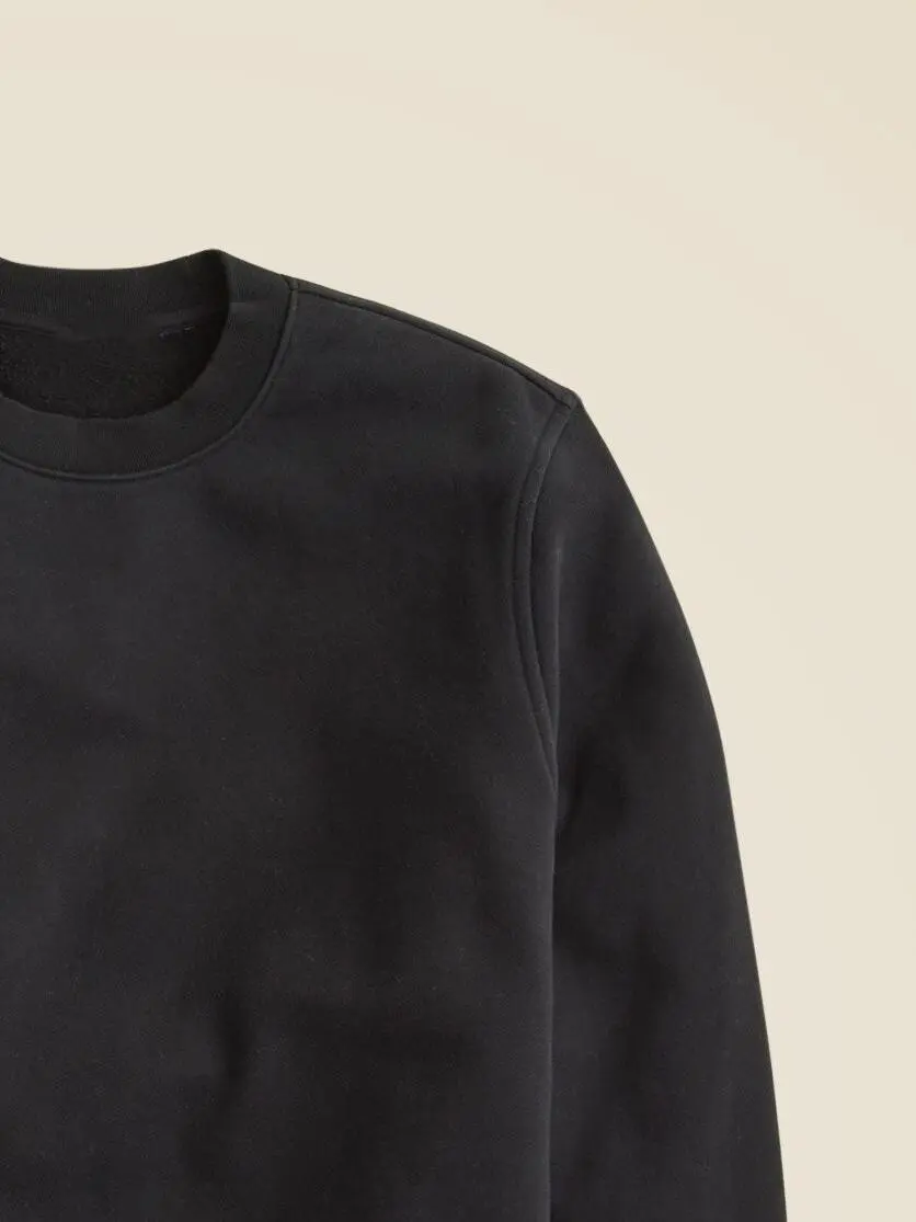 Black Crew Neck Sweatshirt