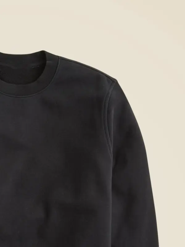 Black Crew Neck Sweatshirt