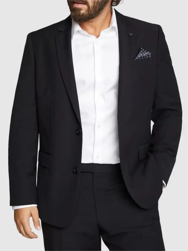 CLASSIC BLACK SUIT JACKET