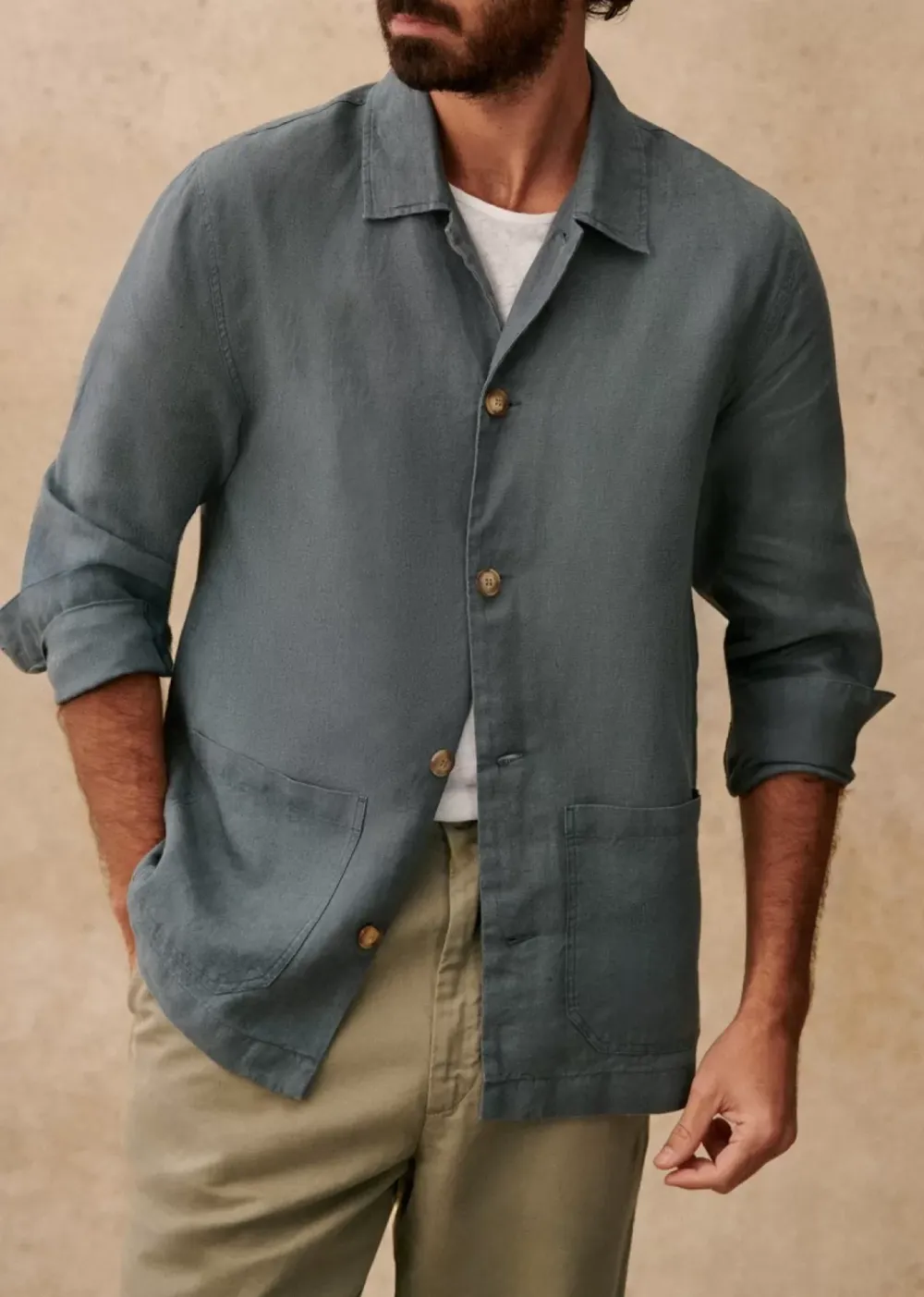 Lapel Slight Stretch Jacket