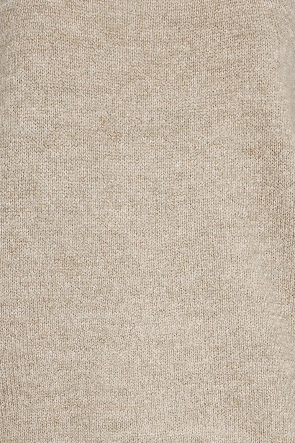 LTS Tall Beige Brown Open Collar Jumper