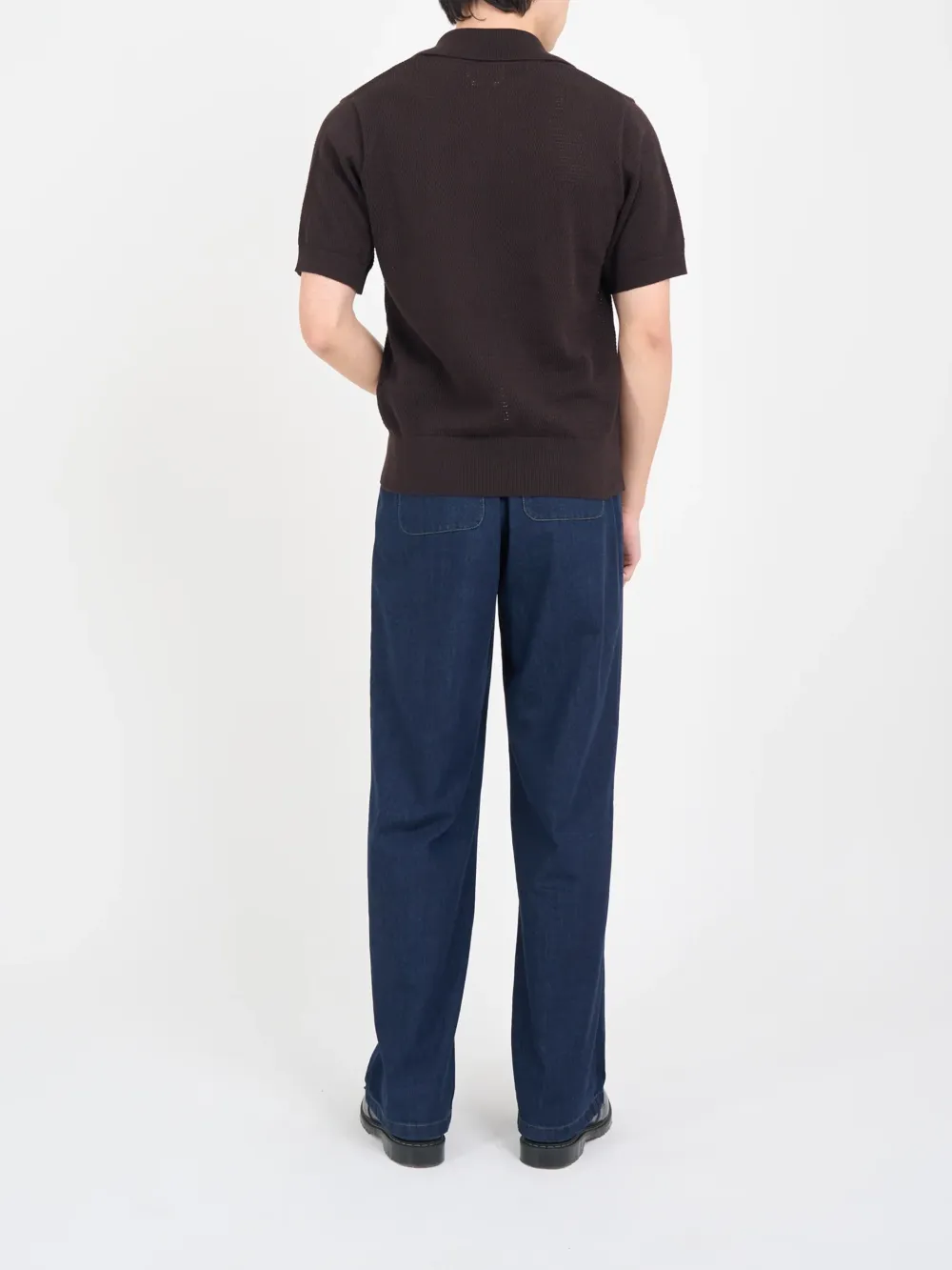 Brown Short Sleeve Polo Shirt