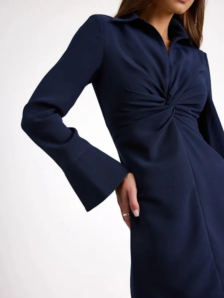 Twist Detail Mini Dress