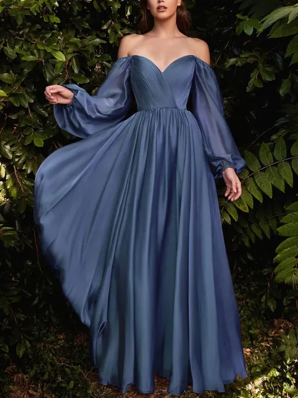 Smocked Airy Chiffon Jungle Collection Women's Dress