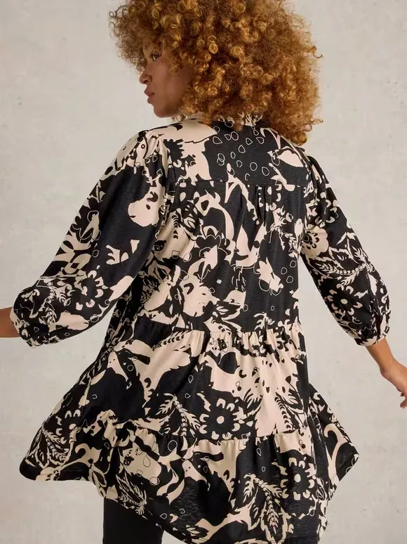 Printed Shirt Tunic