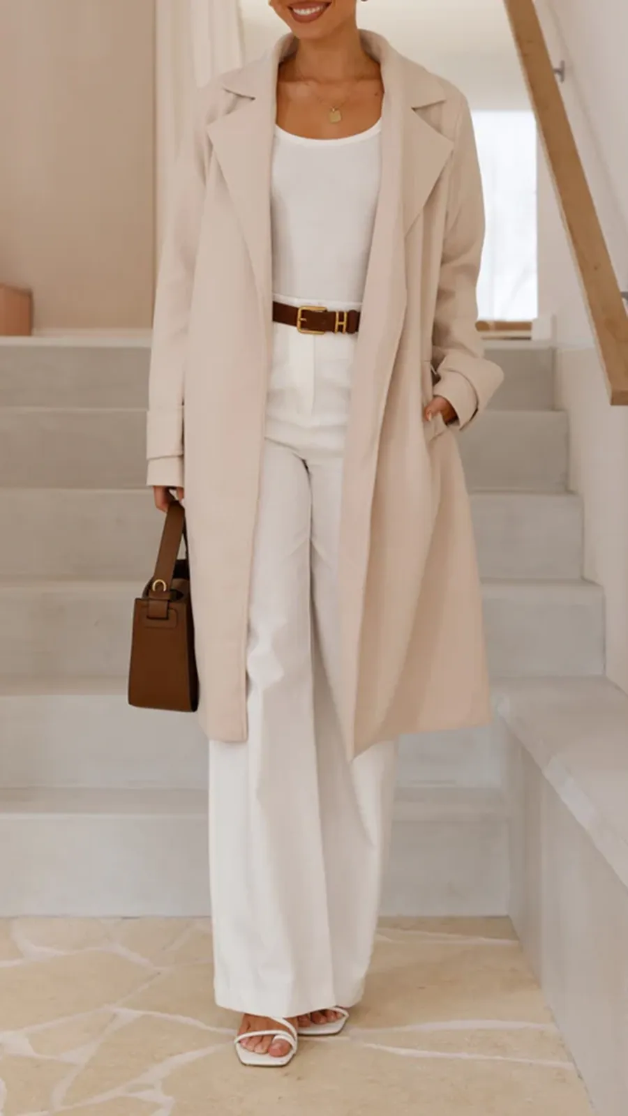 Padded Casual Long Jacket