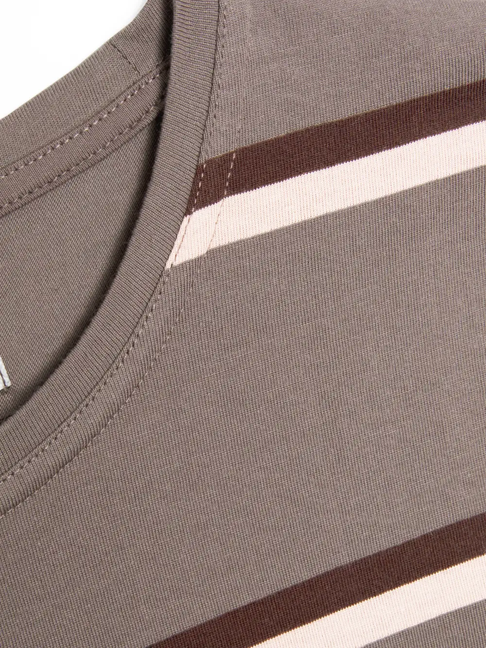 Brown Crew Neck Short Sleeve T-Shirt