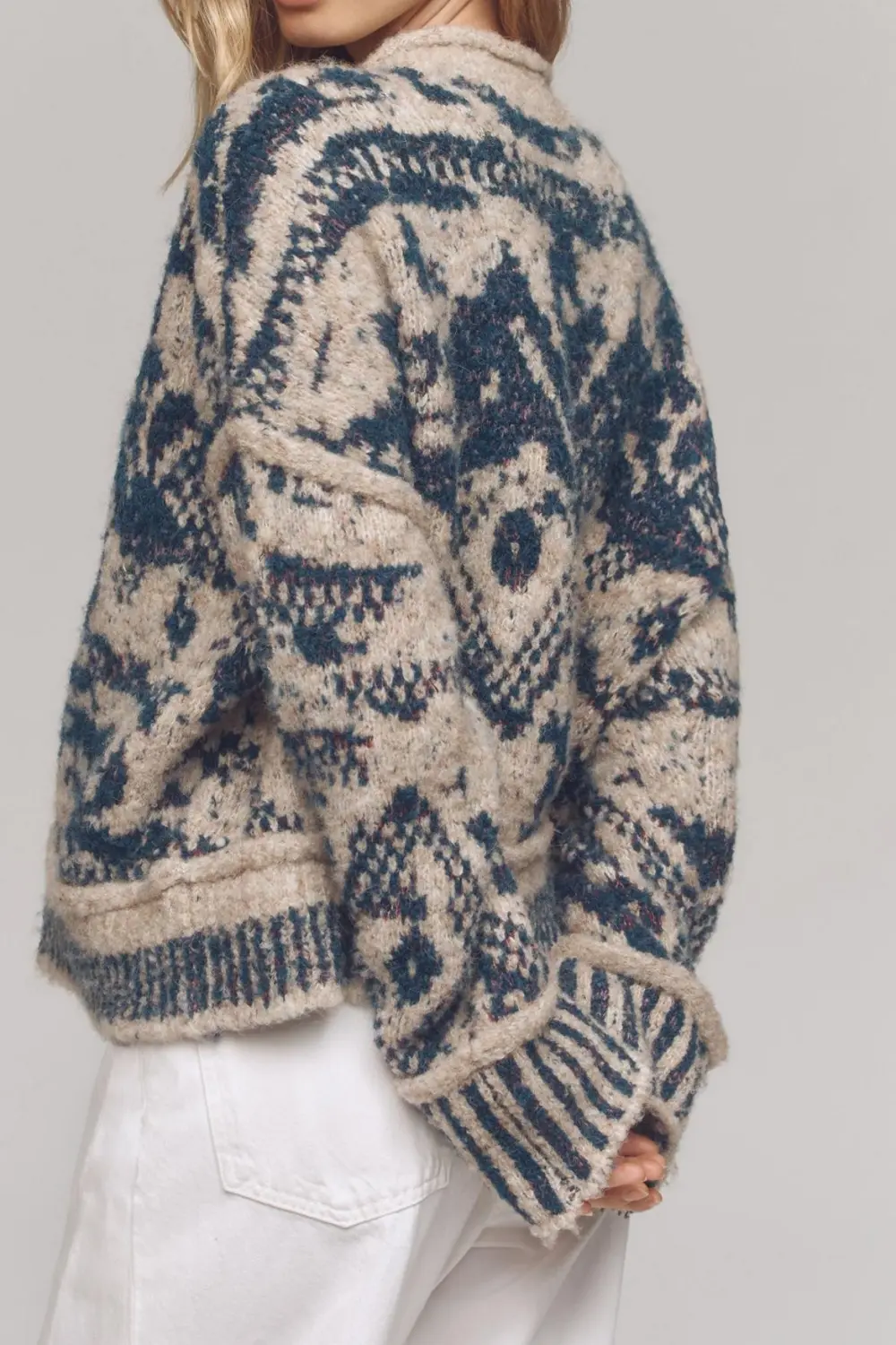 Relaxed Roll-Neck Sweater