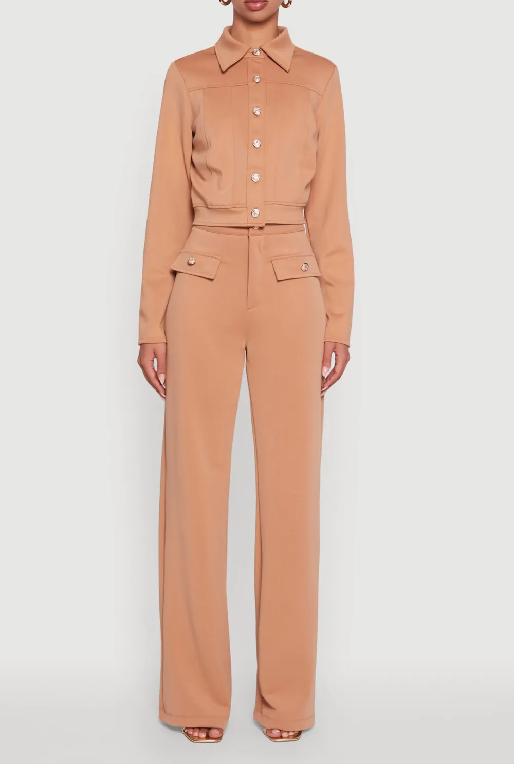 Short Shirt Collar Jacket