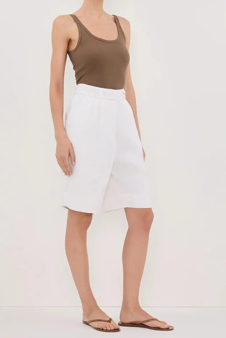 CLOVER LOW SCOOP KNIT TANK