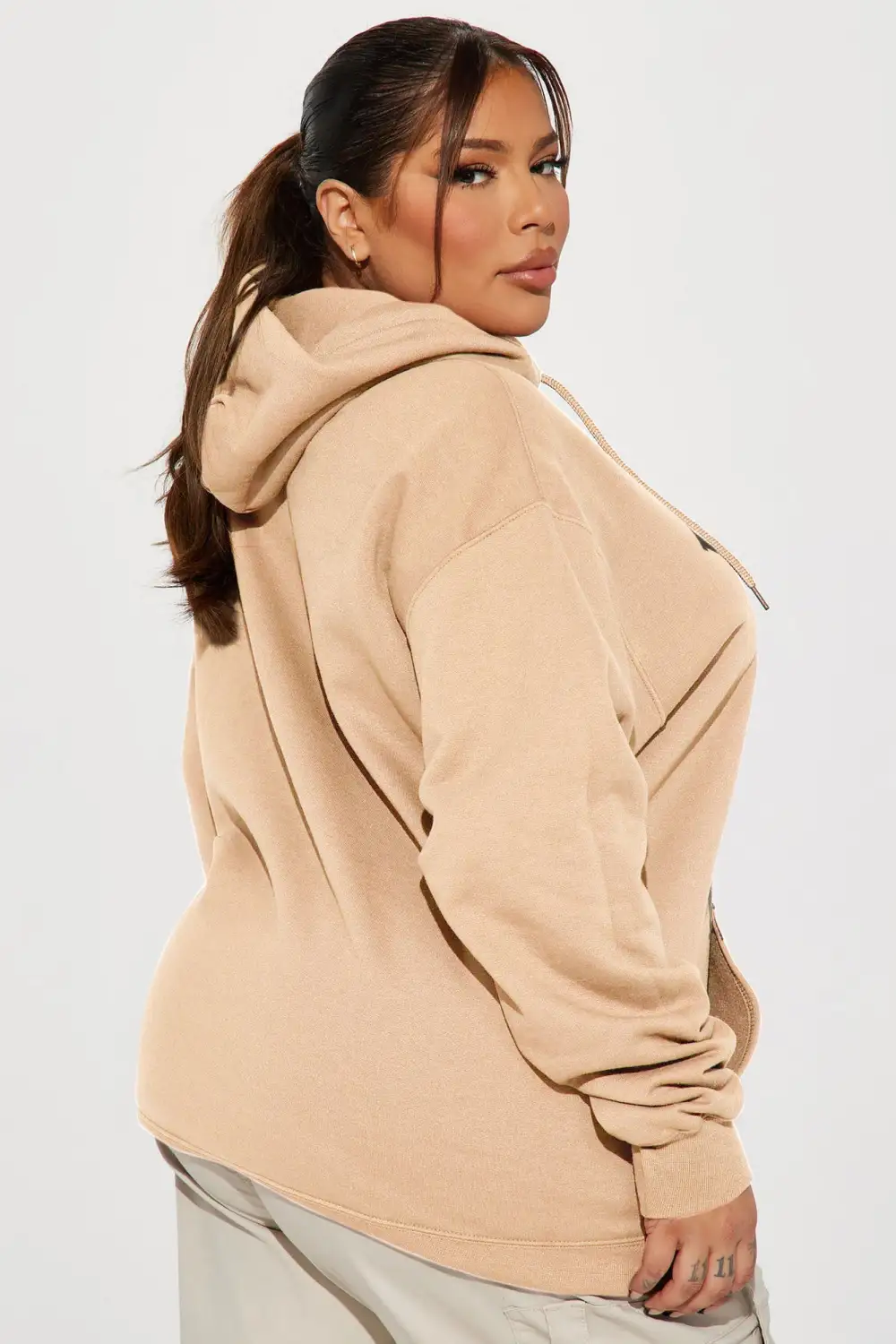 Fuck You Have A Nice Day Hoodie - Taupe