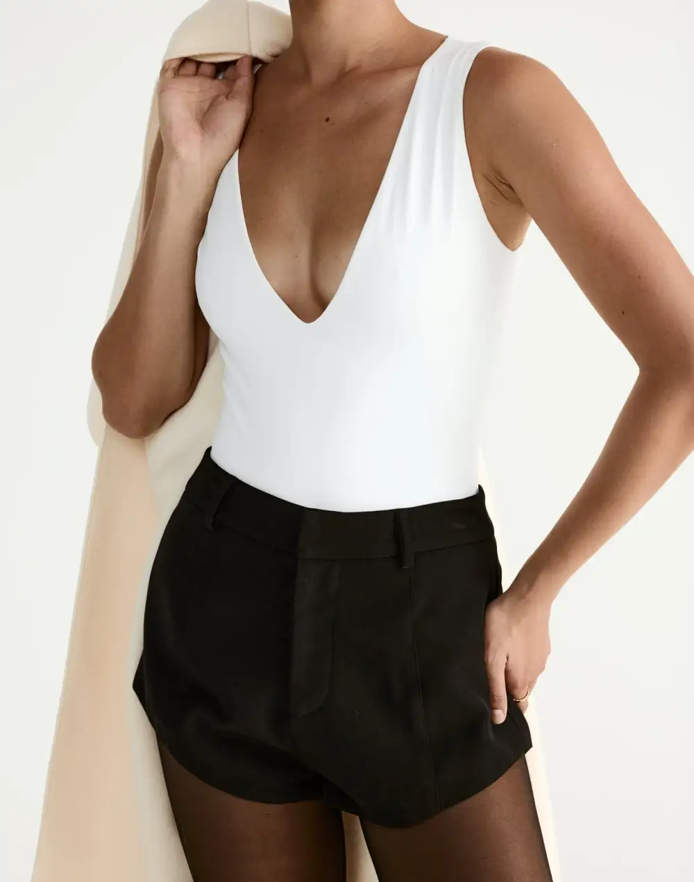 Slimming Black Shorts For Women