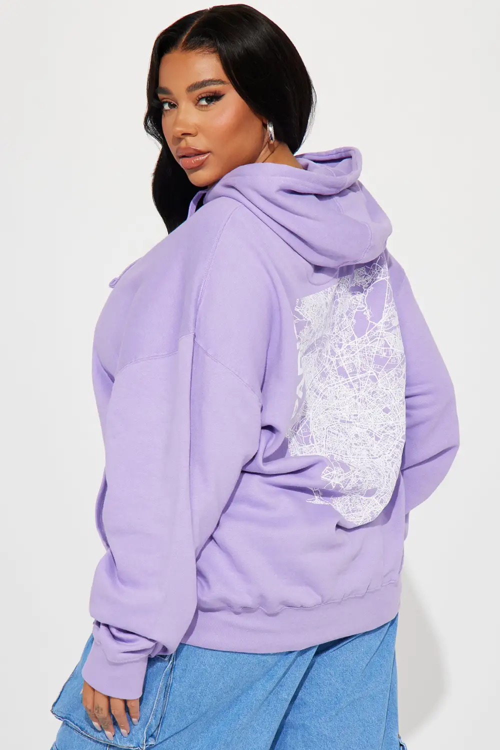 Destination Paris Hoodie - Lavender