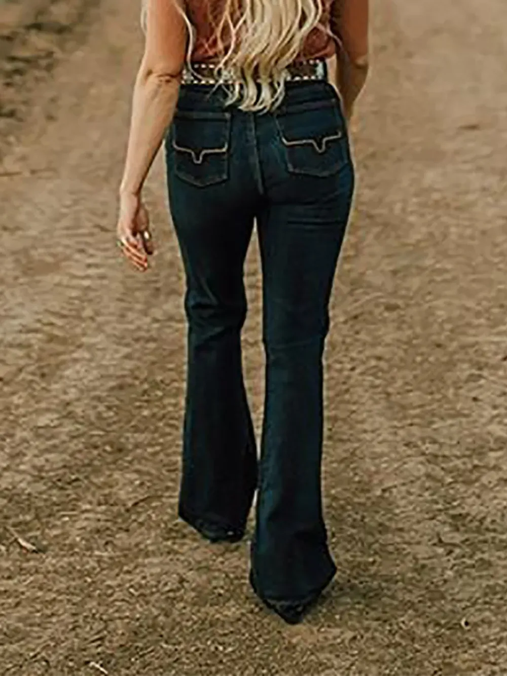 Deep Blue Casual Shift Denim Jeans