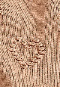 Bubble Heart Crew Neck Sweater