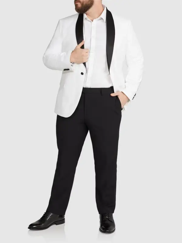 IVORY TUXEDO SUIT JACKET